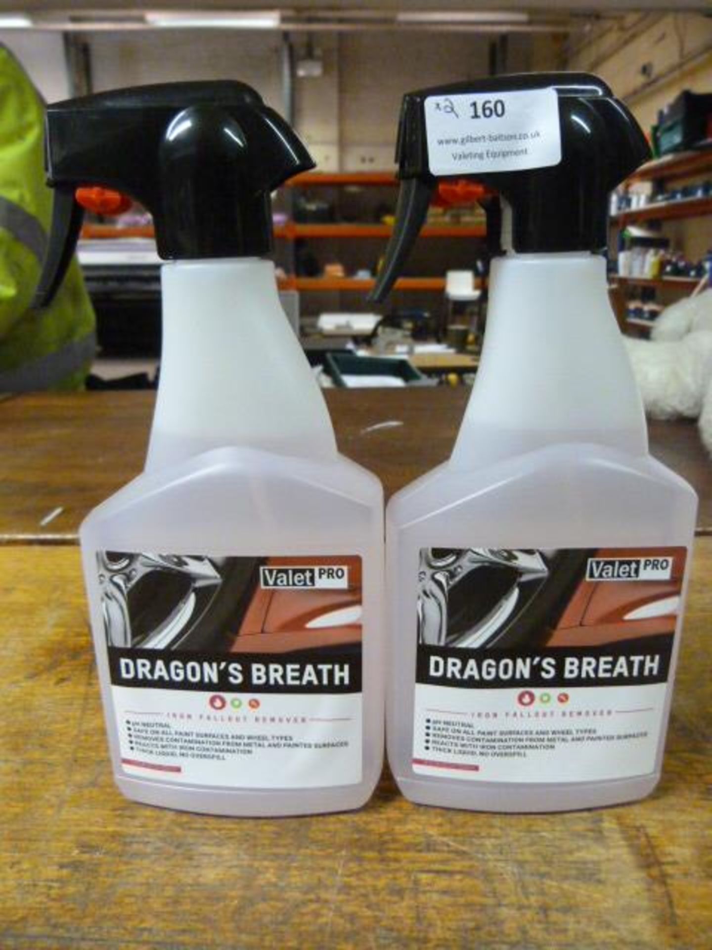 *2x 500ml of Valet Pro Dragons Breath Fallout Remover