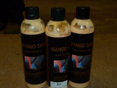 *3x 350ml of Mango Skin Satin Trim & Tyre