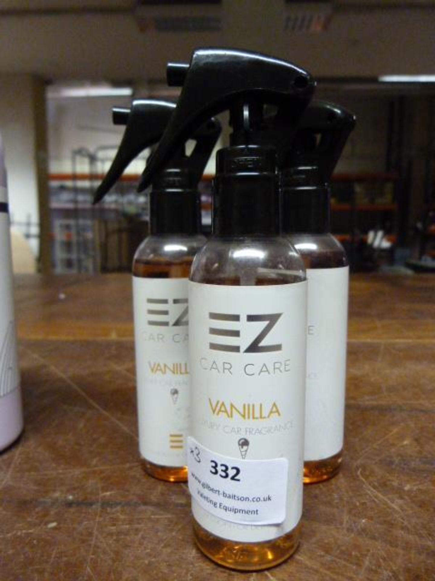 *3x 100ml of EZ Car Care Vanilla Car Fragrance