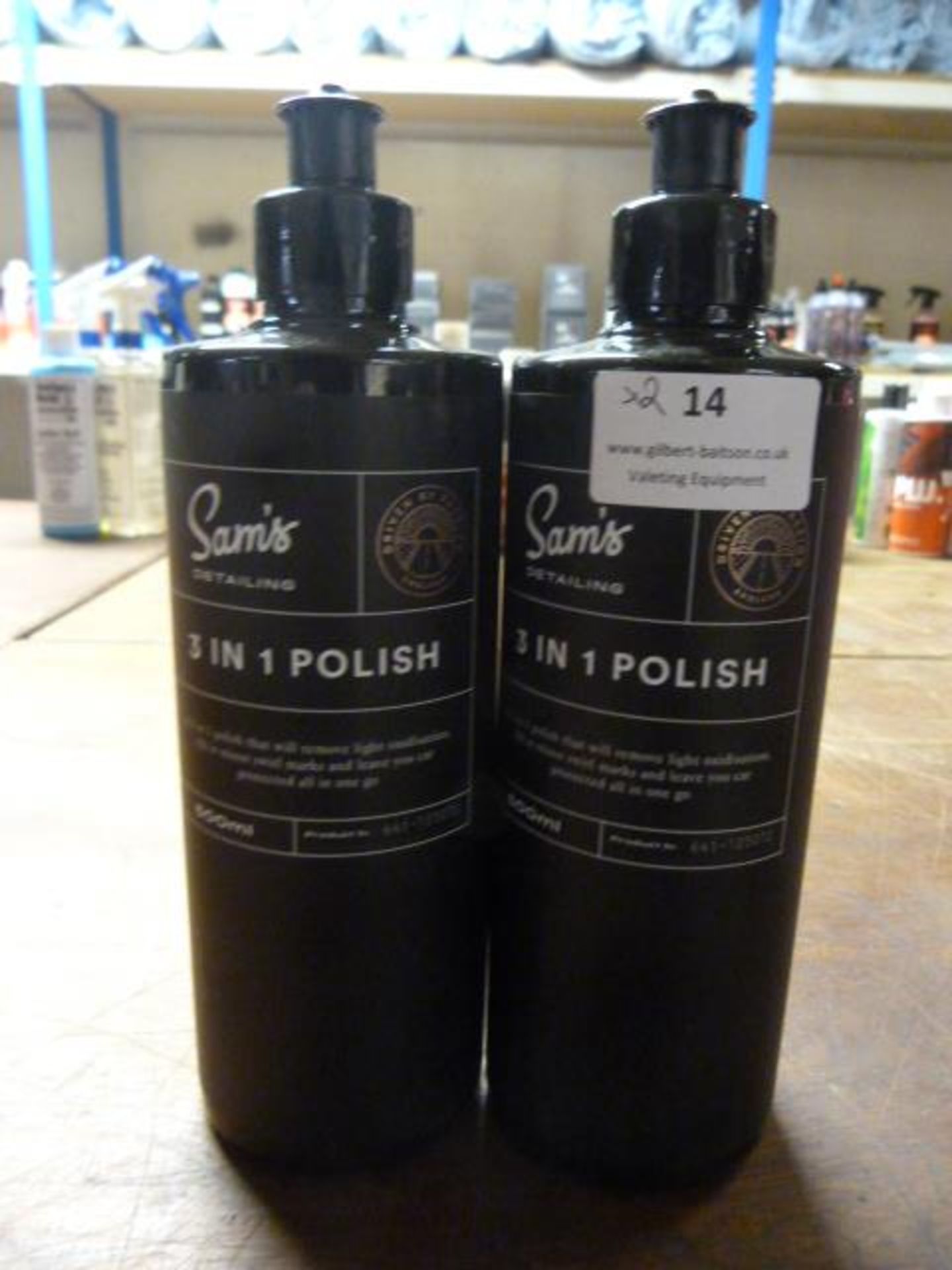 *2x 500ml of Sam's 3-in-1 Polish