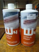 *2x 1L of Gtechniq W4 Citrus Foam