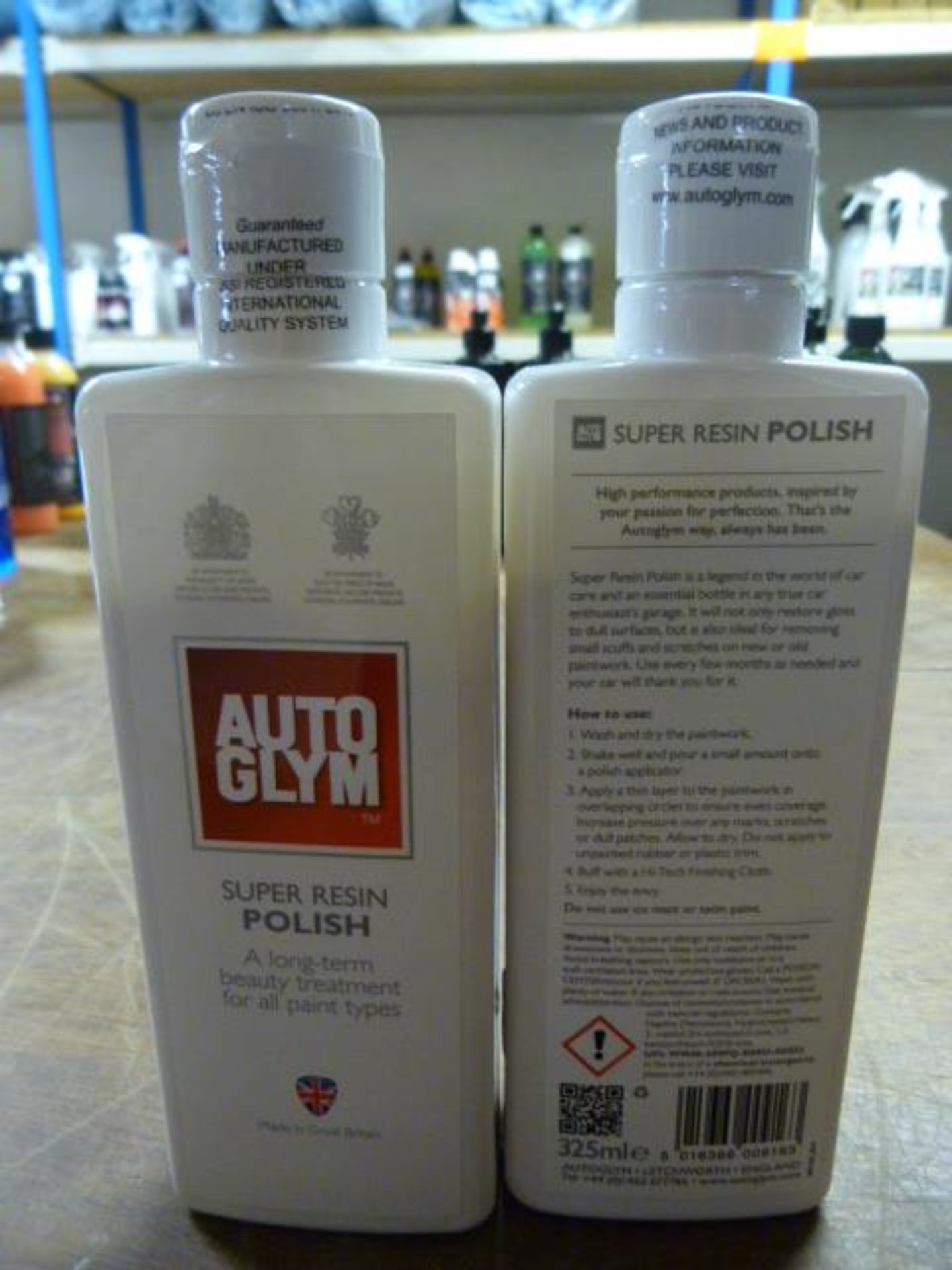 *2x 325ml of Autoglym Super Resin Polish