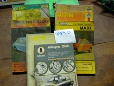 Workshop Manuals for Austin Allegro 1100, 1300 & Maxi