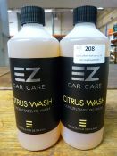 *2x 500ml of EZ Car Care Citrus Wash Concentrated Pre Wash