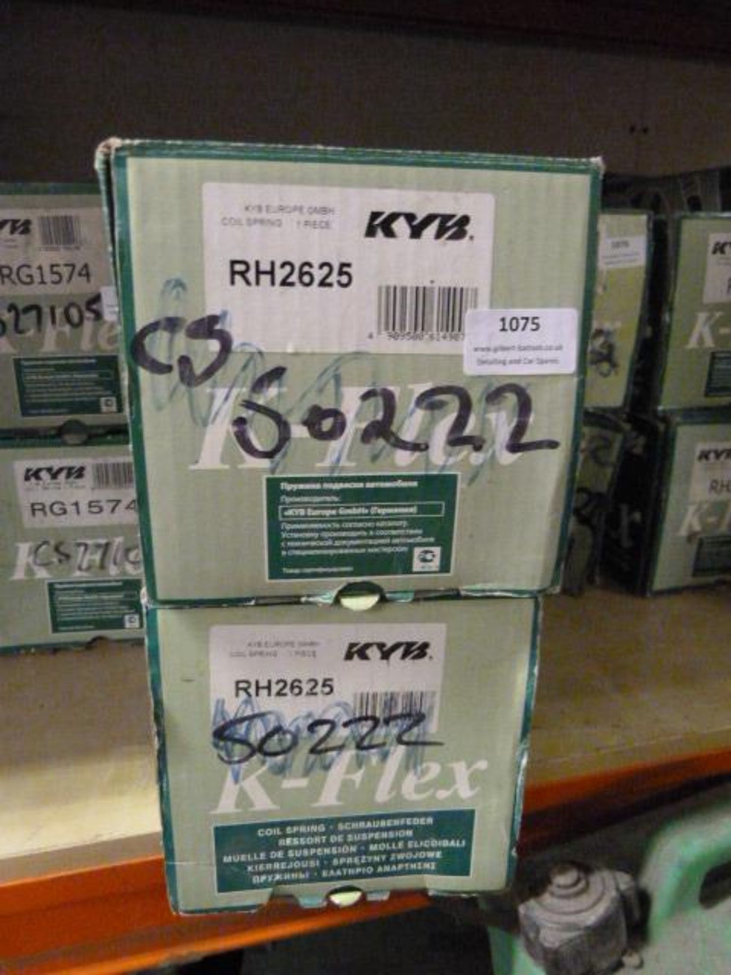 Two KYB Coil Springs RH2625
