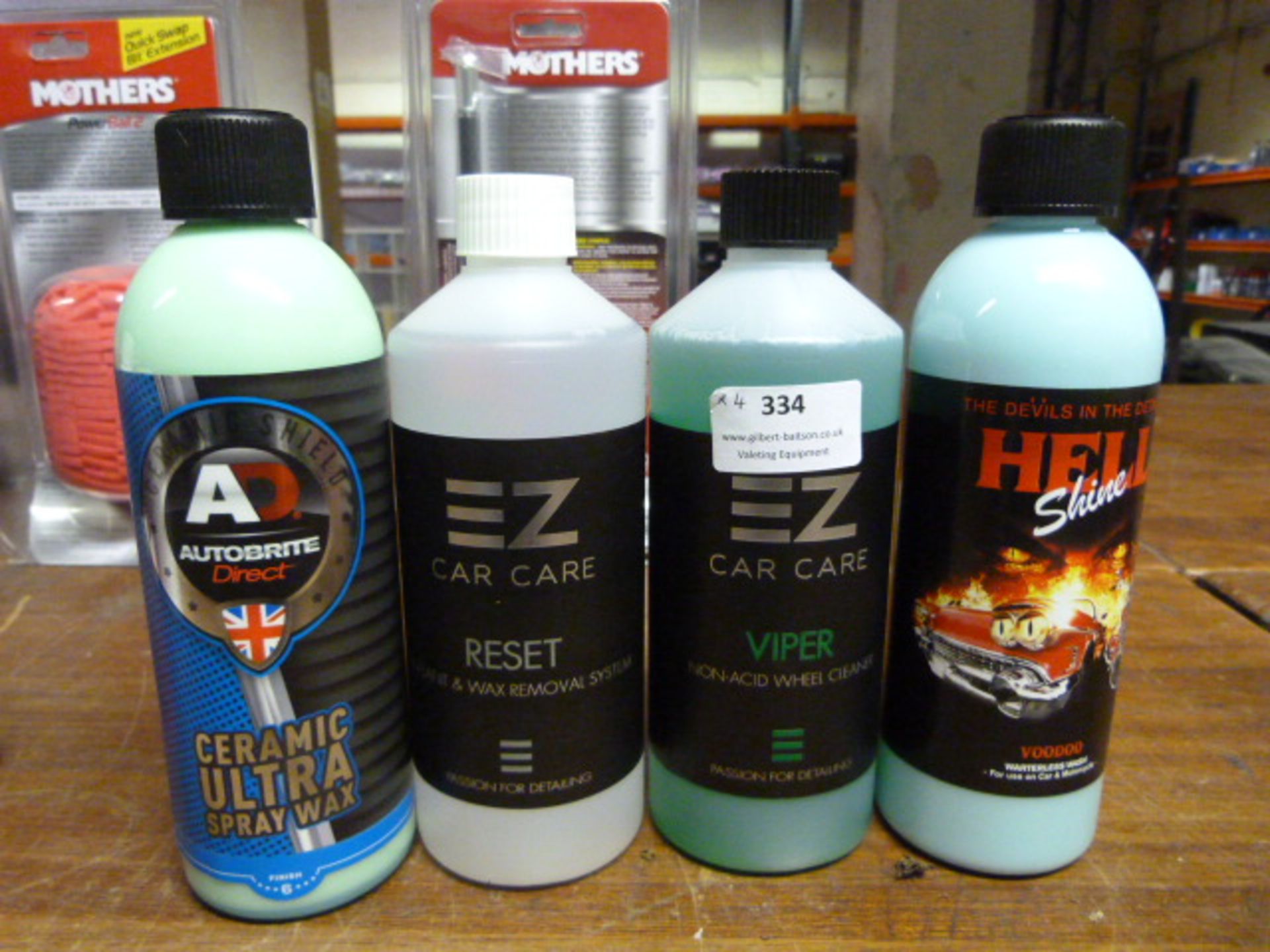 *4x 500ml of Car Products