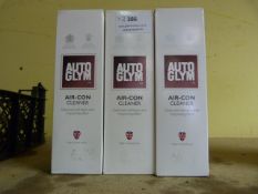 *3x 150ml of Autoglym Air-Con Cleaner