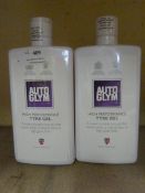 *2x 500ml of Autoglym Tyre Gel