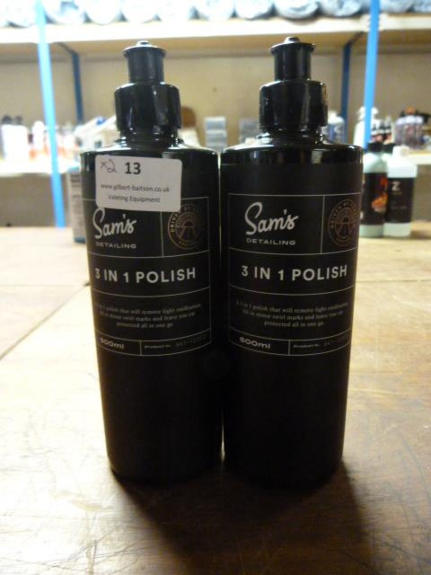 *2x 500ml of Sam's 3-in-1 Polish