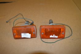 Pair of Escort Mk1 Front Indicator Lights