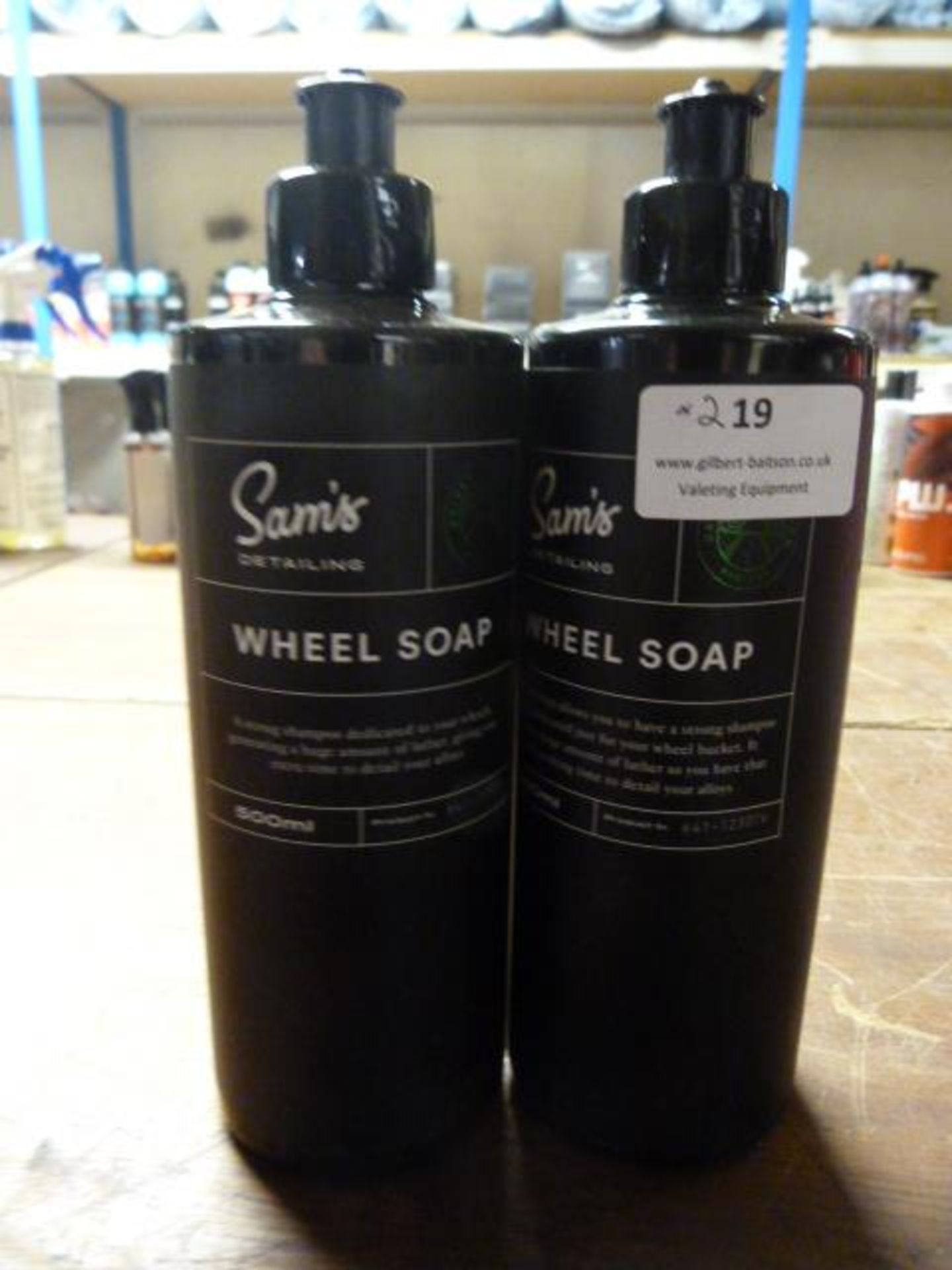 *2x 500ml of Sam's Detailing Wheel Soap