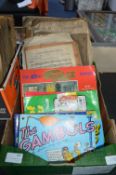 Vintage The Gambles and Other Books plus Sheet Mus