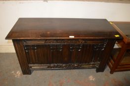 Oak Linenfold Chest