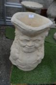 Garden Planter in the Form of a Toby Jug