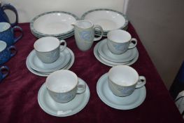 Denby Part Tea Set plus Bowls 17pcs