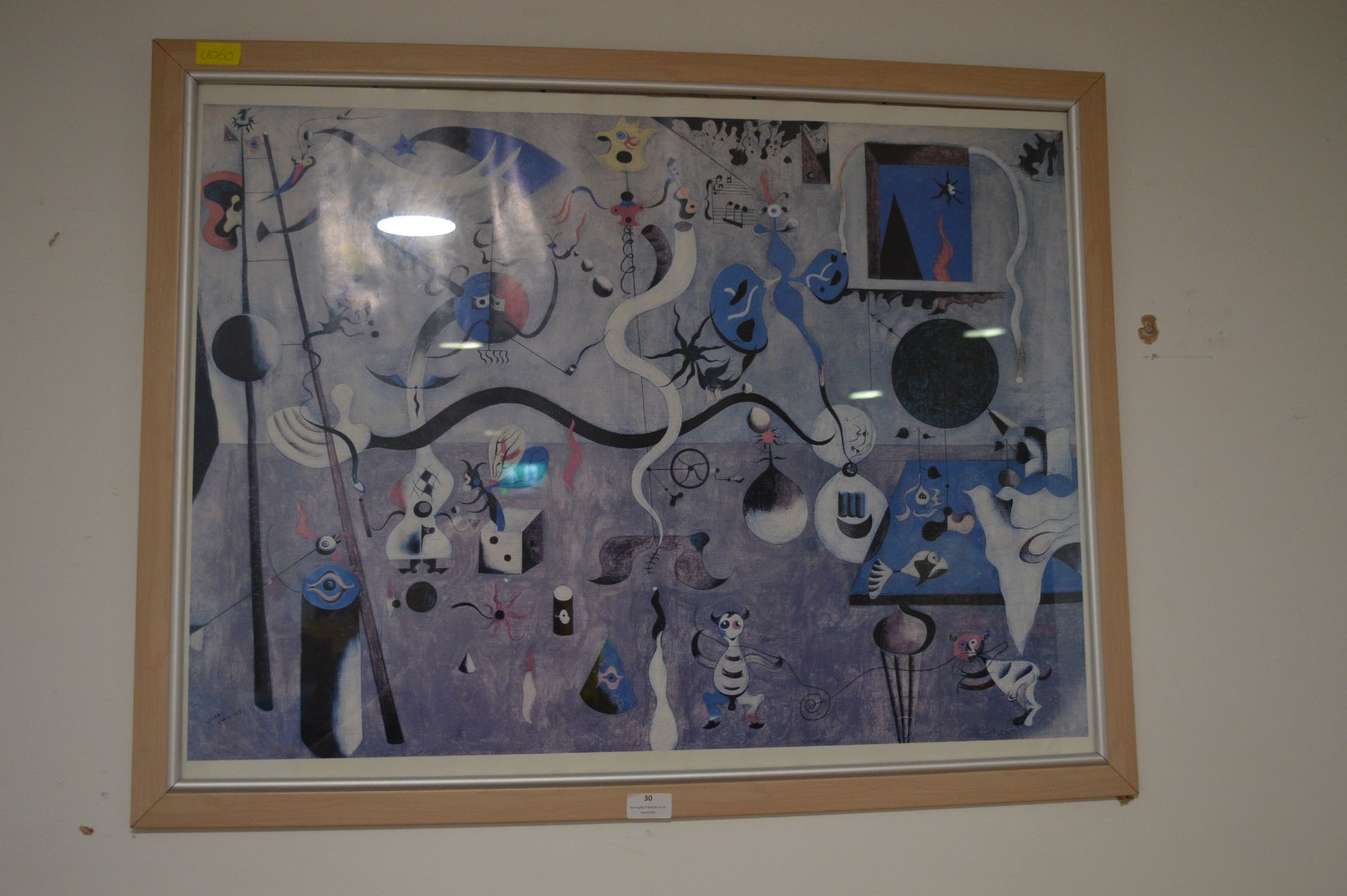 Framed Jean Miro Print