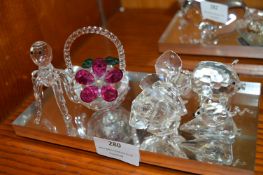 Crystal Animals and Flowers