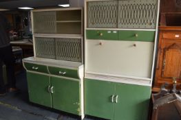 Two Vintage 1960's Remploy Kitchen Units