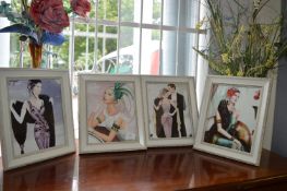 Four Framed Decorative Prints