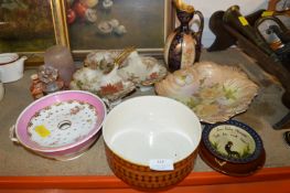 Decorative Pottery Items Including Hornsea Dish