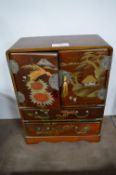 Japanese Lacquered Jewellery Cabinet