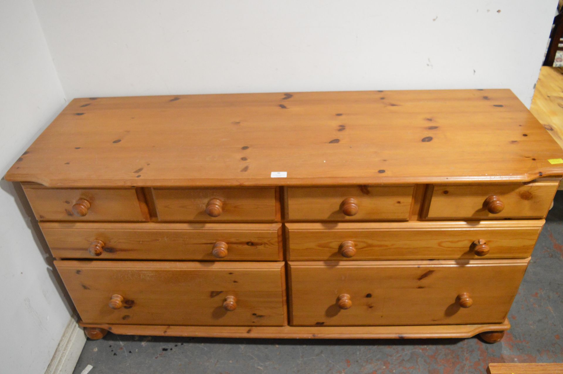 Eight Drawer Pine Chest