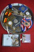 Costume Jewellery, Replica Medals, Ladies Wristwat