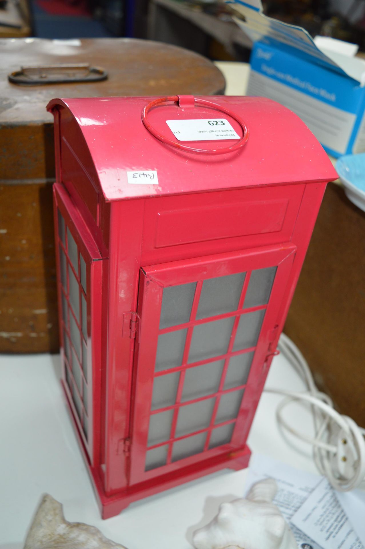Red Telephone Box Light