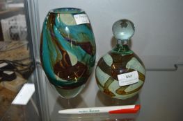 Murano Glass Vase and Paperweight