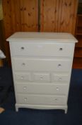 Cream Painted Stag Seven Drawer Bedroom Chest