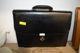 Lombard of London Black Briefcase