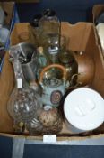 Glassware, Decanters, Kitchenware, etc.