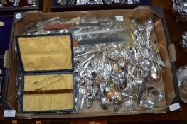 Large Box of EPNS Cutlery etc.