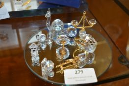 Small Crystal Animals and Ornaments