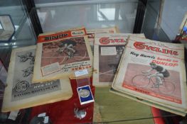 Vintage 1950's Cycling Magazines plus Sterling Sil