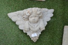 Cherub Garden Wall Pocket