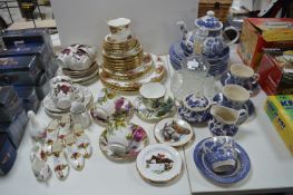 Vintage China Part Tea Sets Including Royal Albert