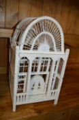 White Painted Bird Cage