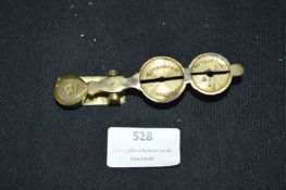 Period Brass Sovereign Scales