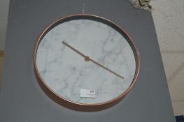 Marble Effect Wall Clock