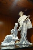 Two Figurines of Japanese Ladies