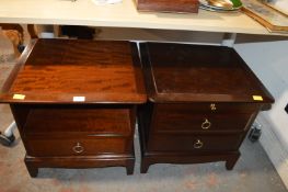 Two Stag Bedside Cabinets