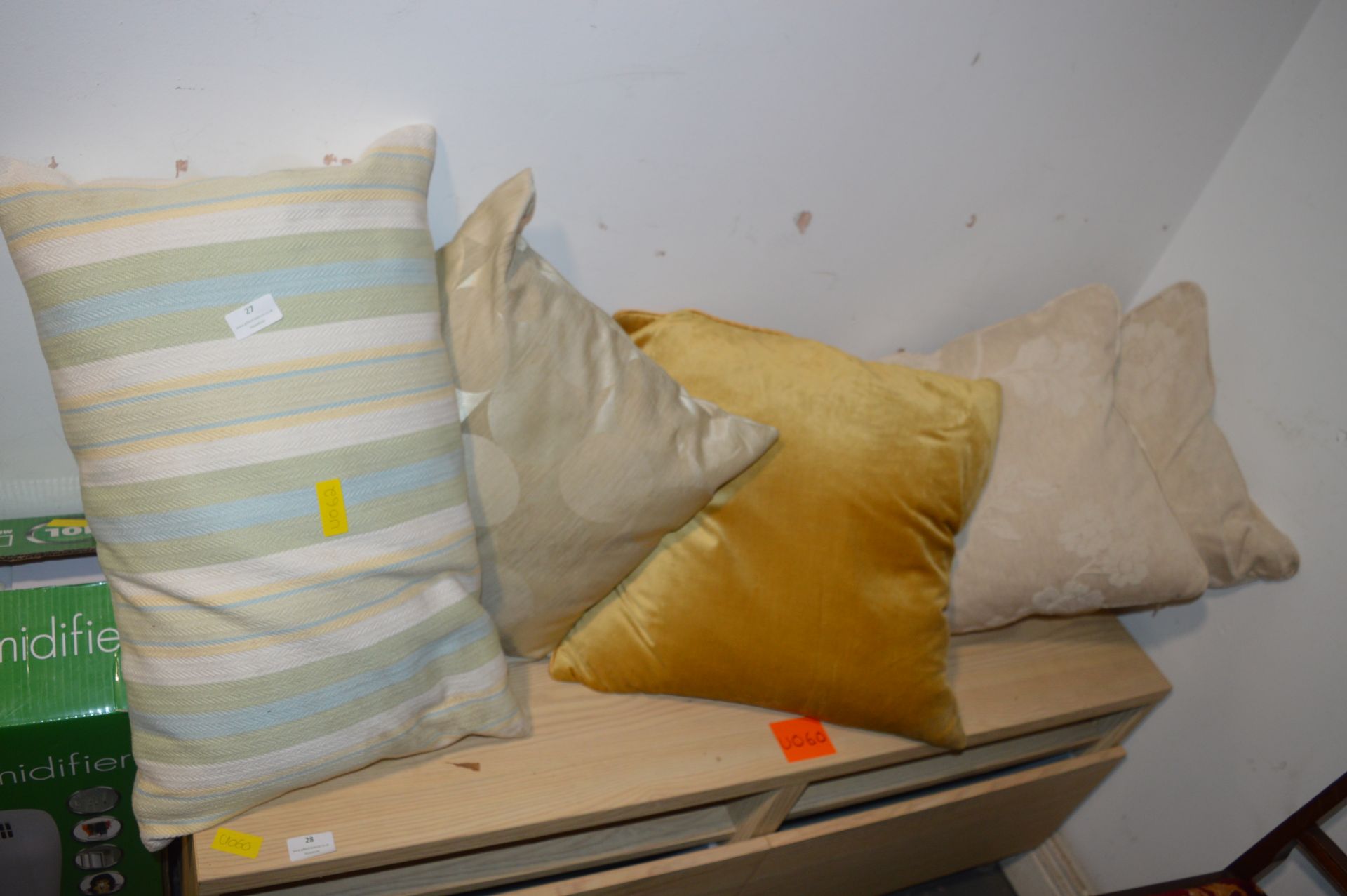 Five Assorted Cushions