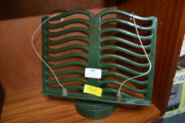 Green Enamel Kitchen Book Stand