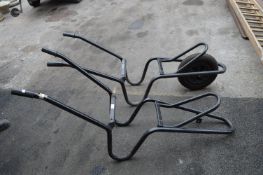 *Two Metal Wheelbarrow Frames