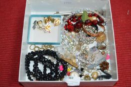 Vintage Costume Jewellery plus Badges etc.