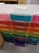 *Multicoloured Plastic Drawer Storage Unit