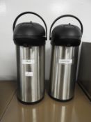 *Two Hot Beverage Pump Pots