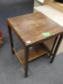 *Oak Two Tier Occasional Table