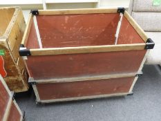 *Vintage Wooden Card Trolley